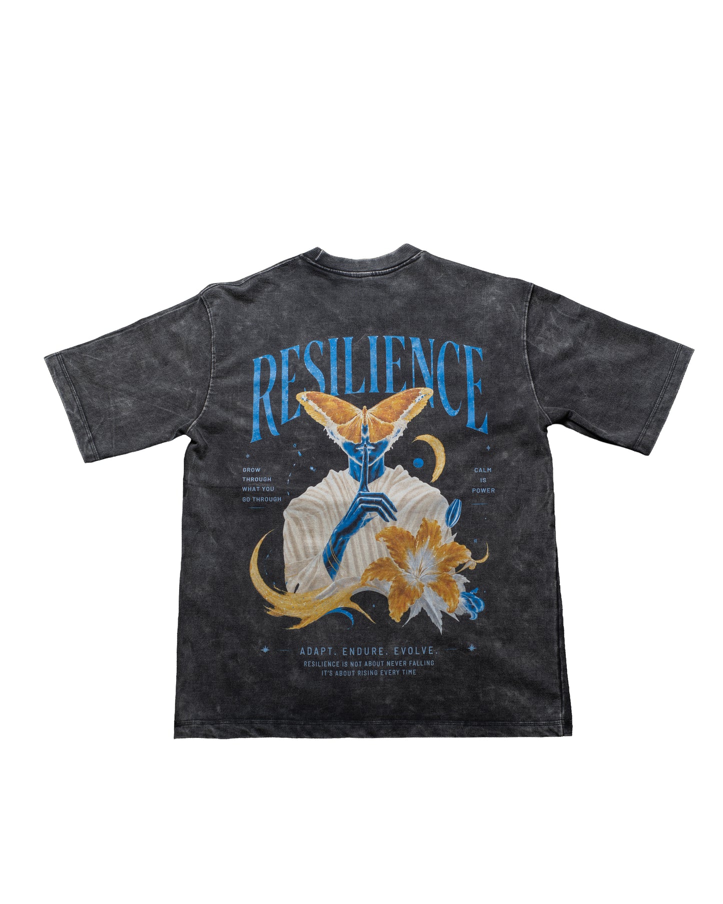 RESILIENCE OVERSIZED ACID WASH T SHIRT