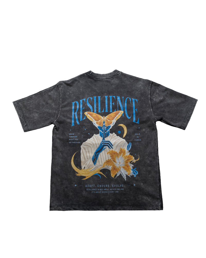 RESILIENCE OVERSIZED ACID WASH T SHIRT