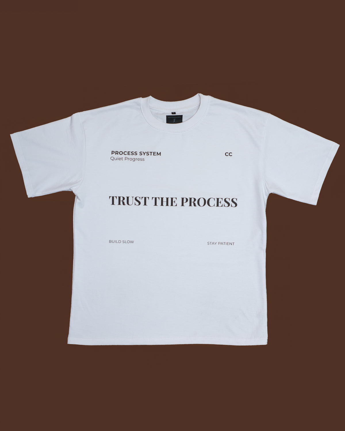 TRUST THE PROCESS OVERSIZED T SHIRT