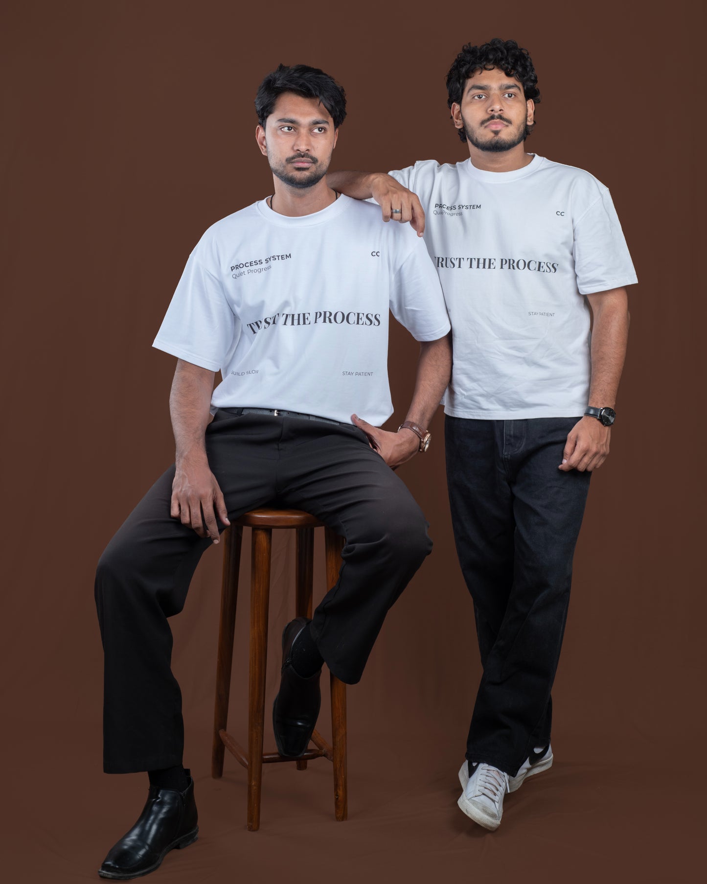 TRUST THE PROCESS OVERSIZED T SHIRT