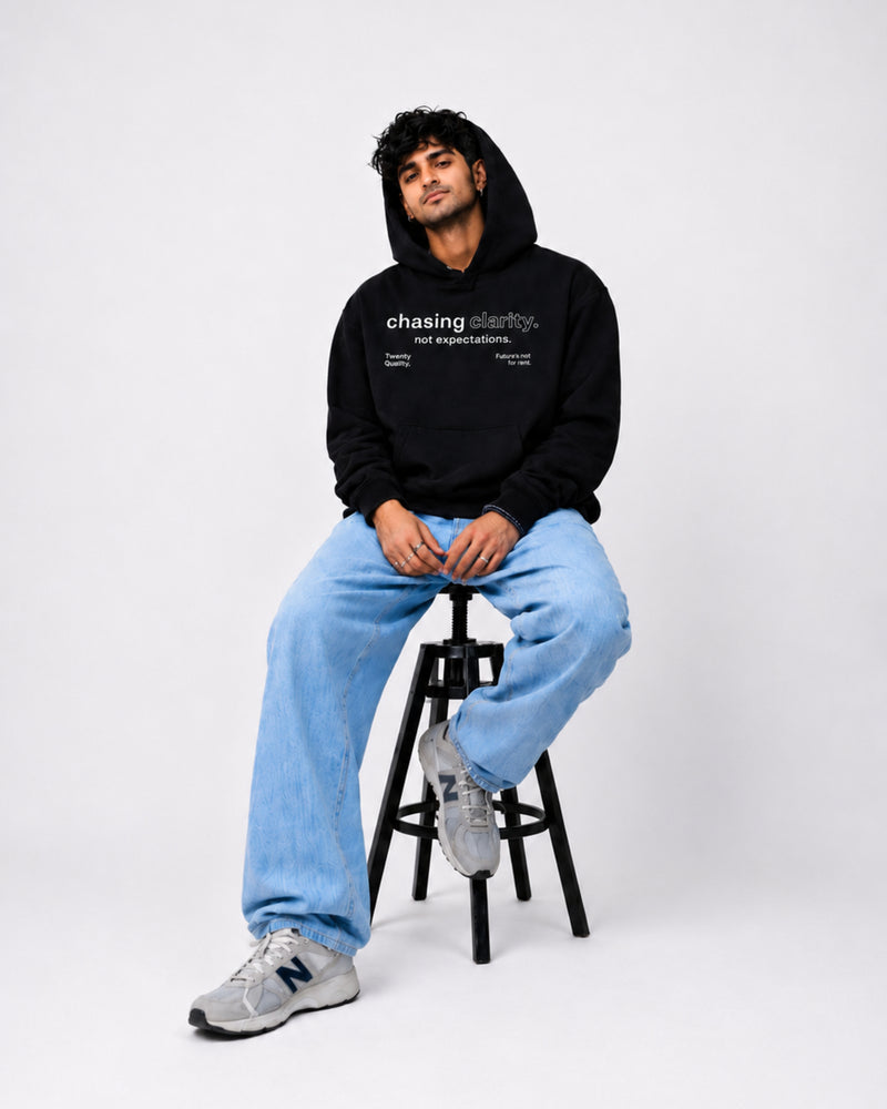 CHASING CLARITY OVERSIZED HOODIE